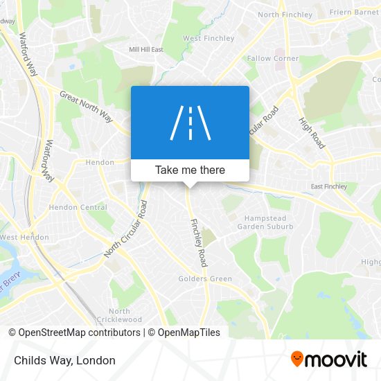 Childs Way map