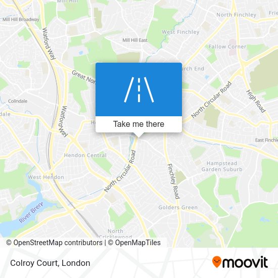 Colroy Court map
