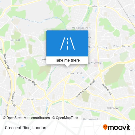 Crescent Rise map