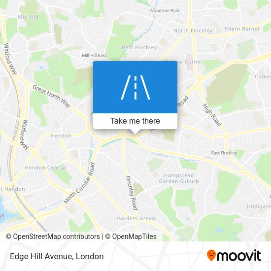 Edge Hill Avenue map