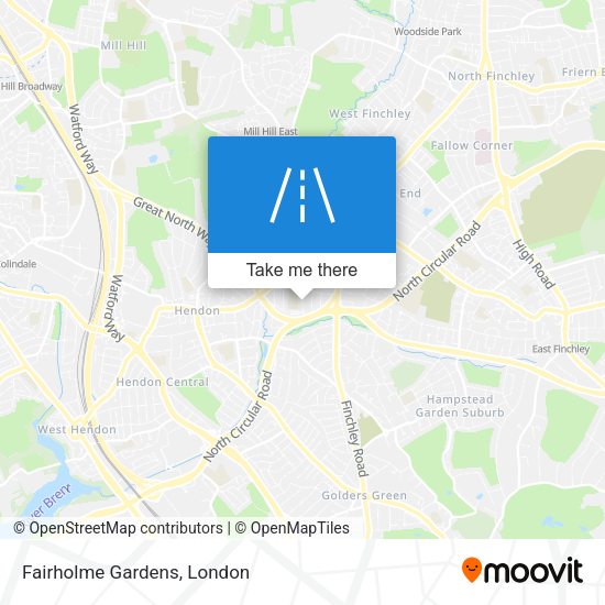 Fairholme Gardens map