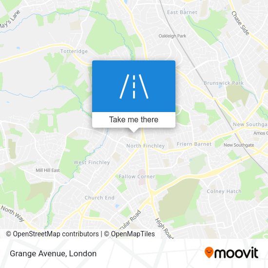 Grange Avenue map