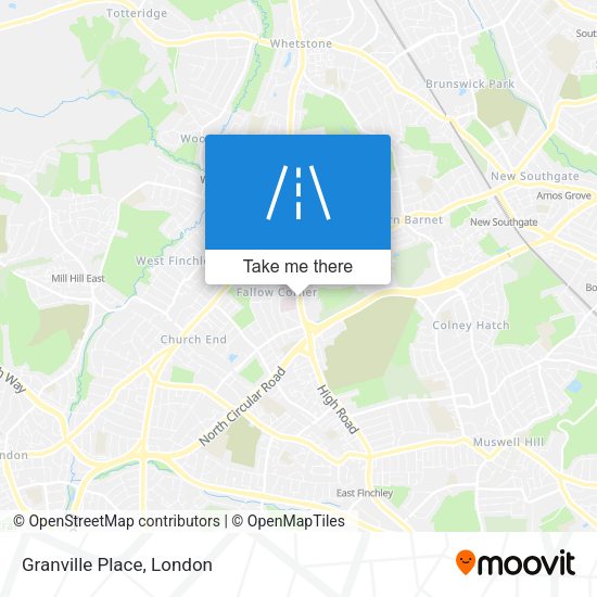 Granville Place map