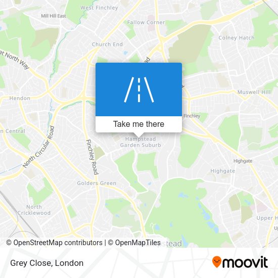 Grey Close map