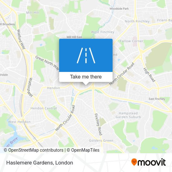Haslemere Gardens map