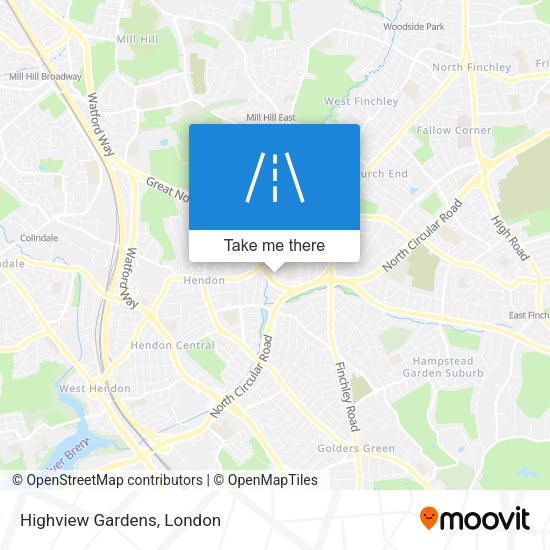 Highview Gardens map