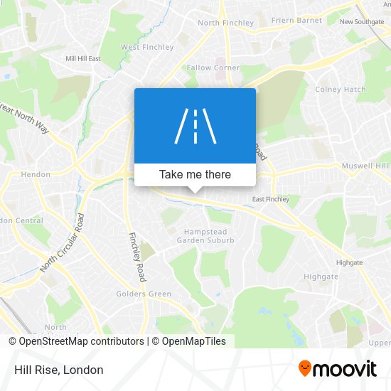 Hill Rise map