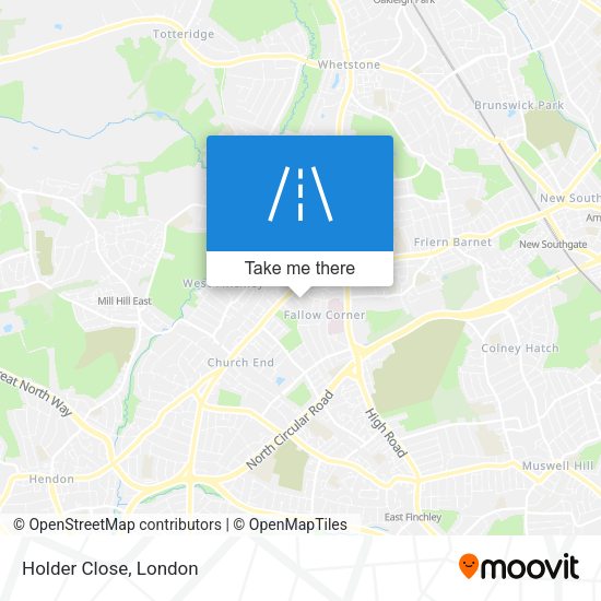 Holder Close map