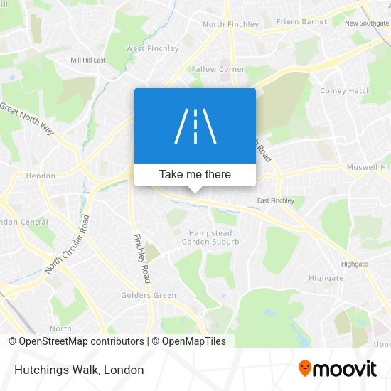 Hutchings Walk map