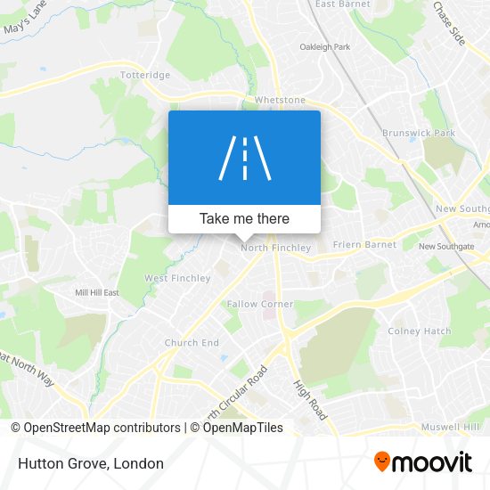Hutton Grove map