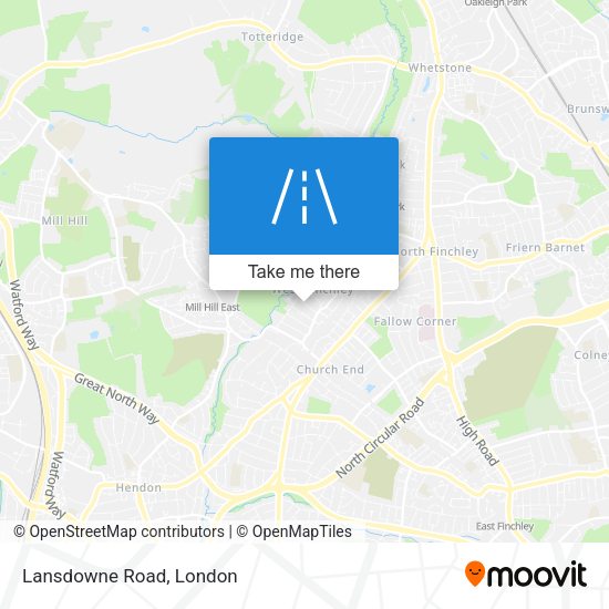 Lansdowne Road map