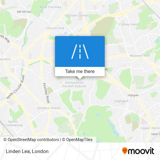 Linden Lea map