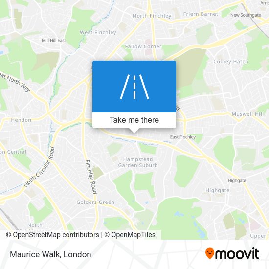 Maurice Walk map