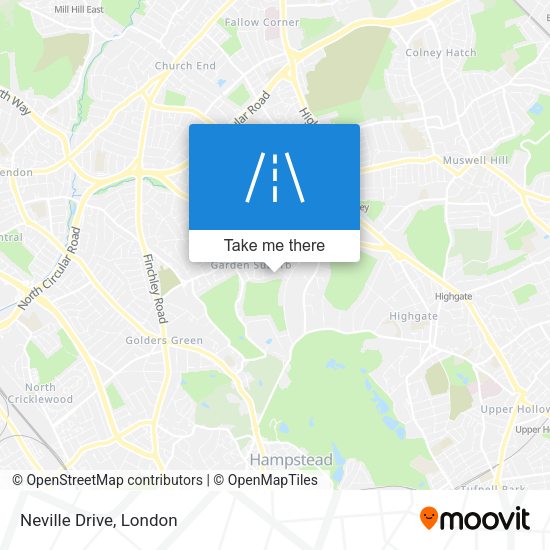 Neville Drive map