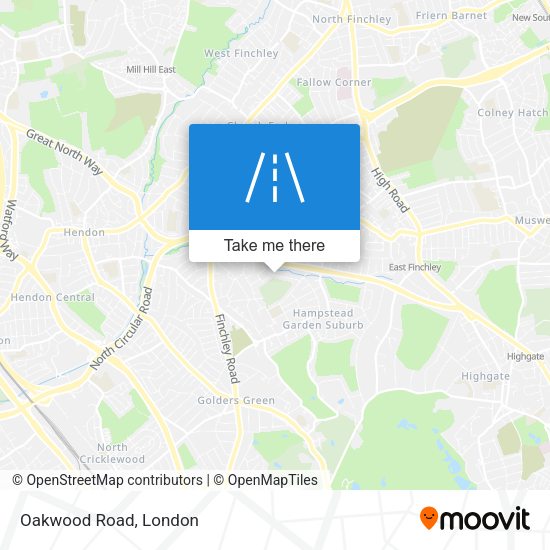 Oakwood Road map