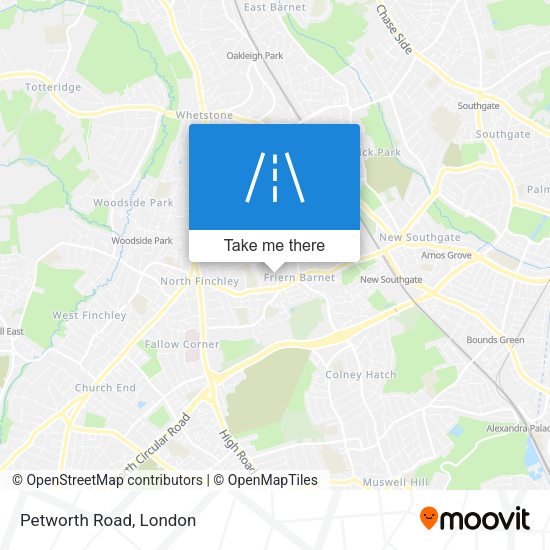 Petworth Road map