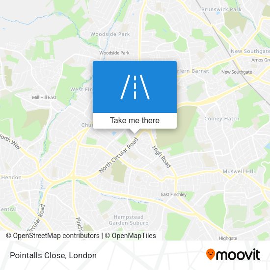 Pointalls Close map