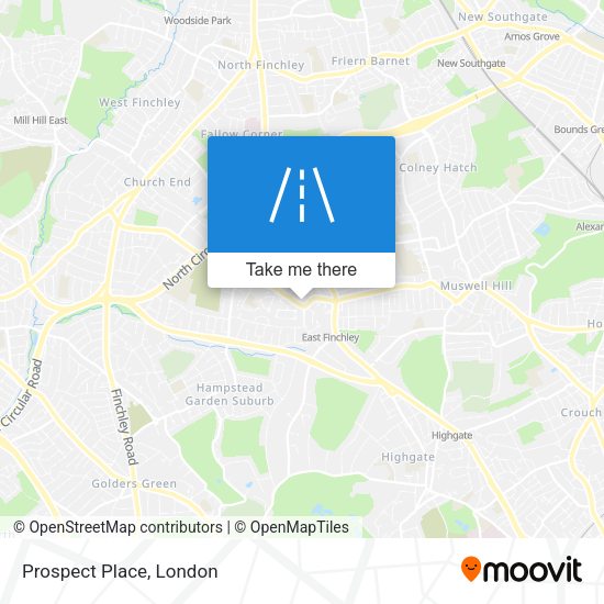 Prospect Place map