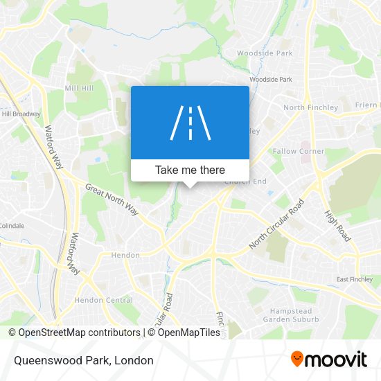 Queenswood Park map