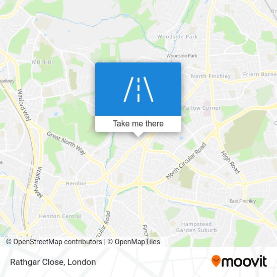 Rathgar Close map