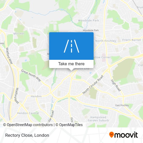Rectory Close map