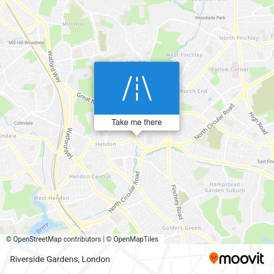 Riverside Gardens map