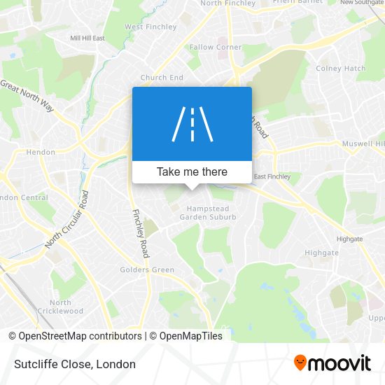 Sutcliffe Close map