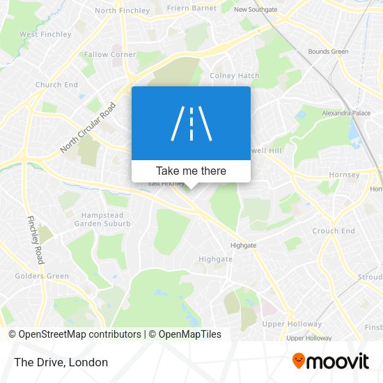 The Drive map