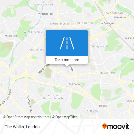 The Walks map