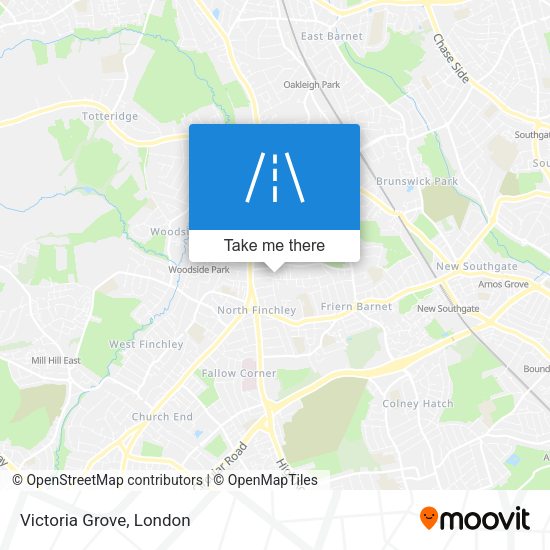 Victoria Grove map