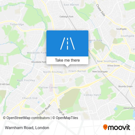 Warnham Road map