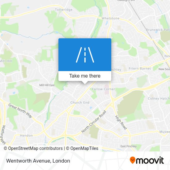 Wentworth Avenue map