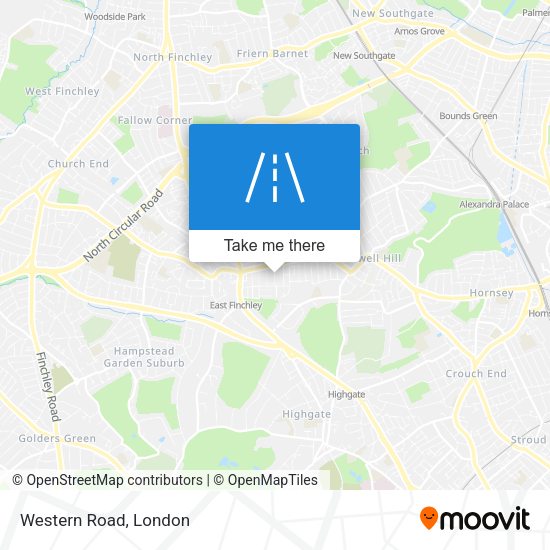 Western Road map