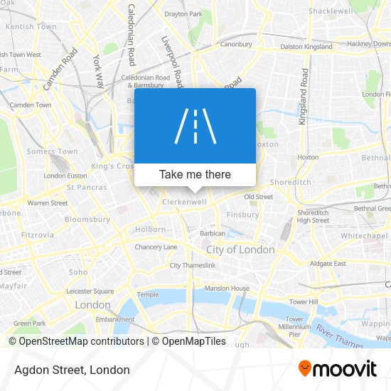 Agdon Street map