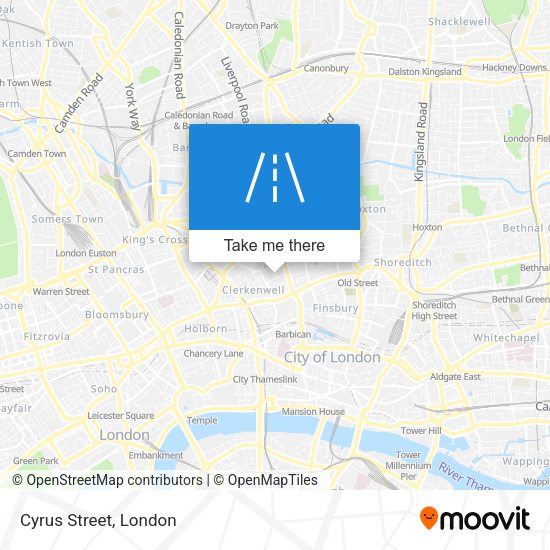 Cyrus Street map