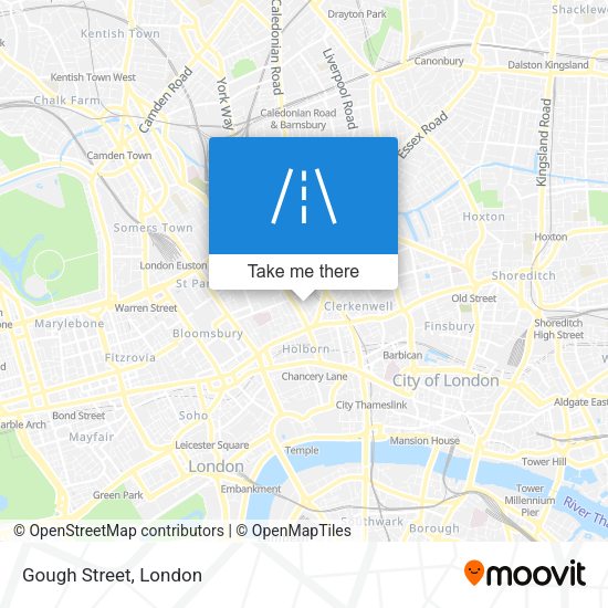 Gough Street map