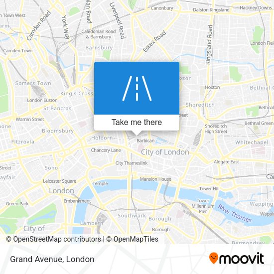 Grand Avenue map