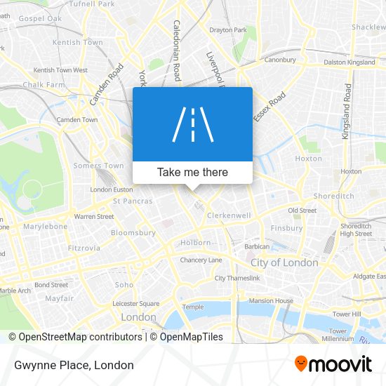 Gwynne Place map