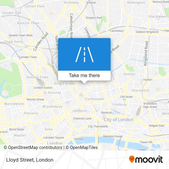 Lloyd Street map
