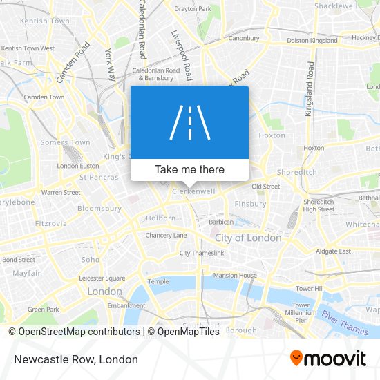 Newcastle Row map