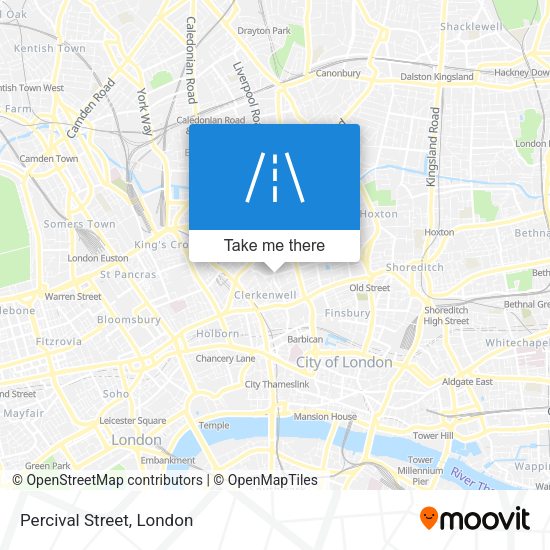 Percival Street map