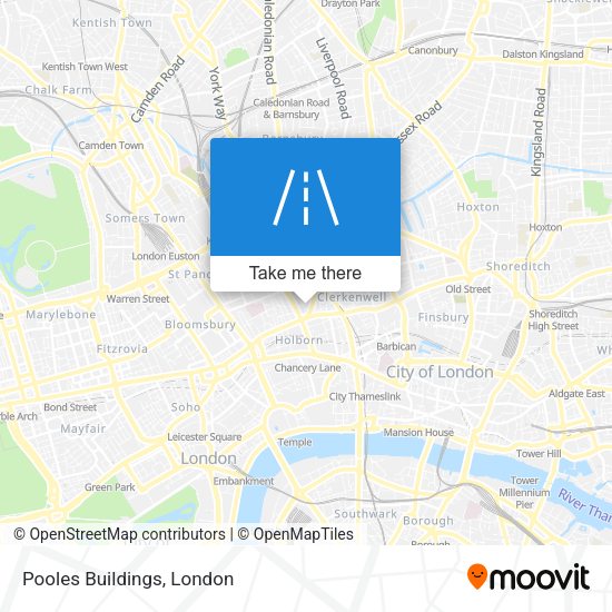 Pooles Buildings map