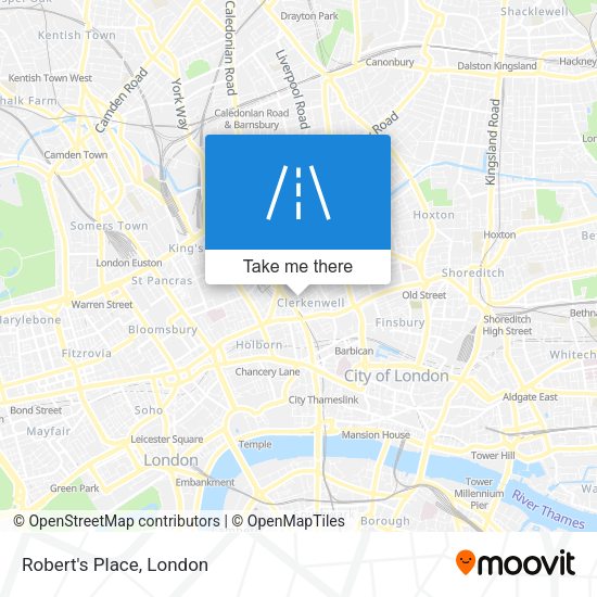 Robert's Place map