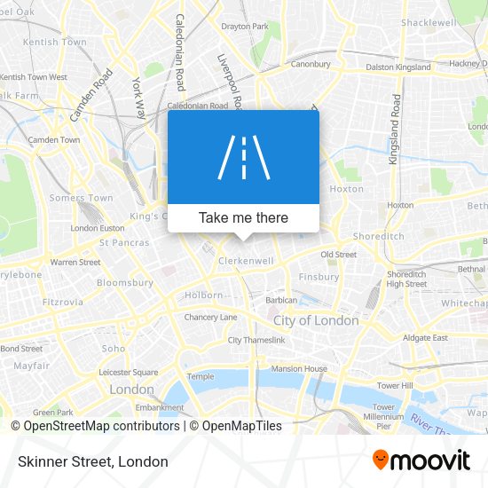 Skinner Street map