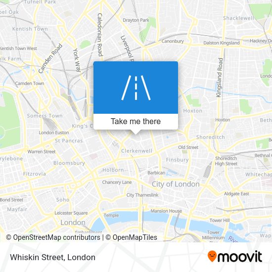 Whiskin Street map