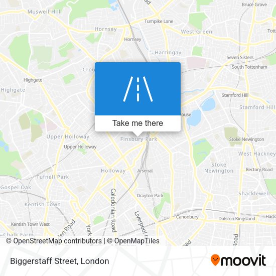 Biggerstaff Street map
