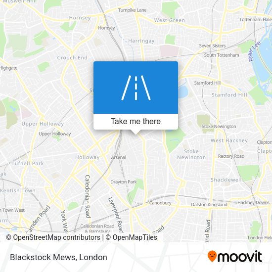 Blackstock Mews map