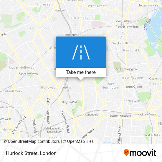 Hurlock Street map