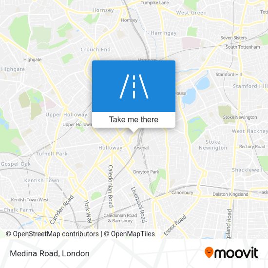 Medina Road map