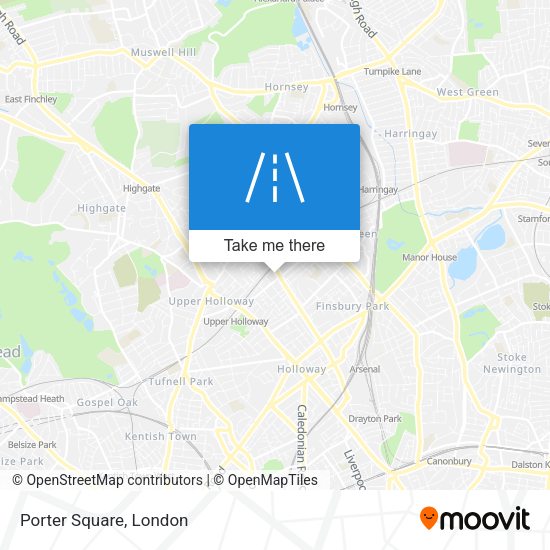 Porter Square map